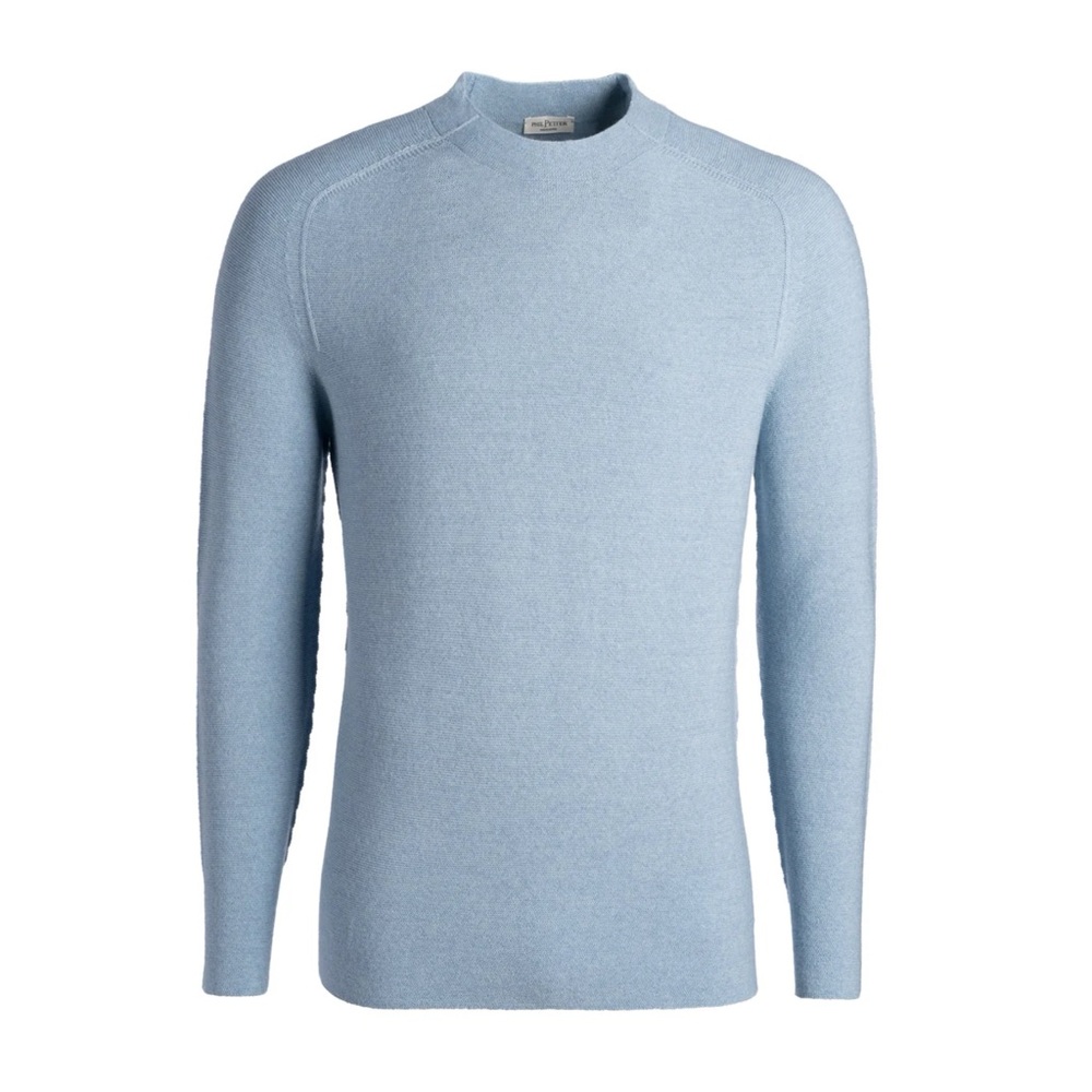 Phil Petter Seamless Sweater Made Of Merino Wool in Eisblau XL